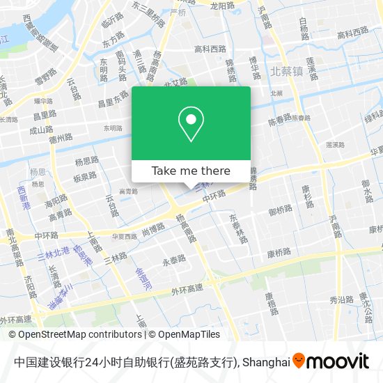 中国建设银行24小时自助银行(盛苑路支行) map