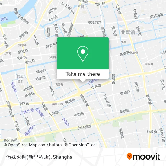 傣妹火锅(新里程店) map