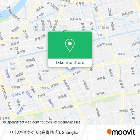 一兆韦德健身会所(高青路店) map