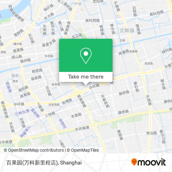 百果园(万科新里程店) map