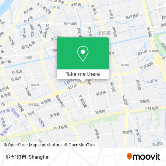 联华超市 map