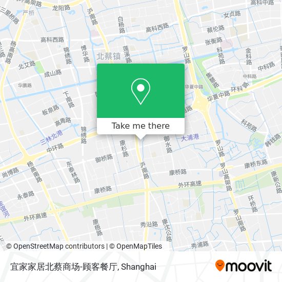 宜家家居北蔡商场-顾客餐厅 map