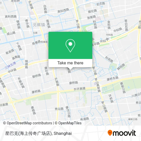 星巴克(海上传奇广场店) map