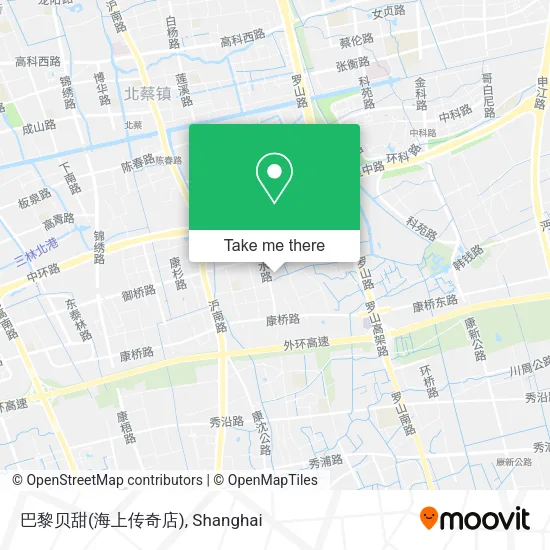 巴黎贝甜(海上传奇店) map