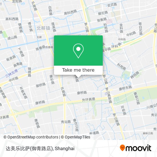 达美乐比萨(御青路店) map