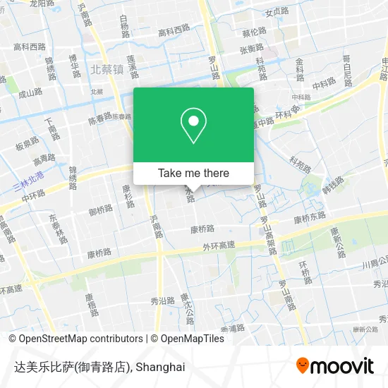 达美乐比萨(御青路店) map