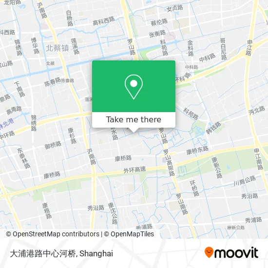 大浦港路中心河桥 map