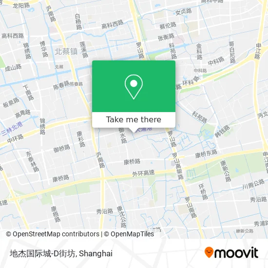 地杰国际城-D街坊 map