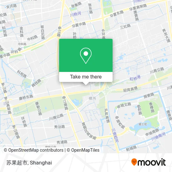 苏果超市 map