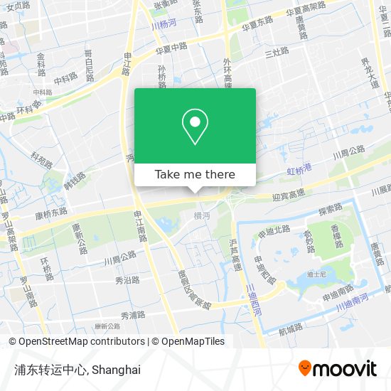 浦东转运中心 map