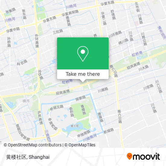 黄楼社区 map