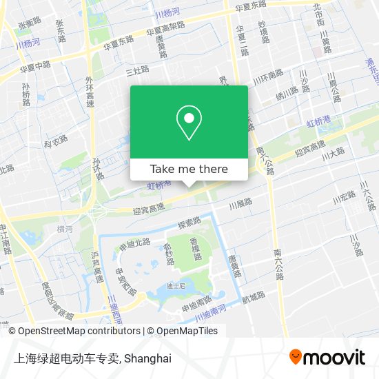 上海绿超电动车专卖 map