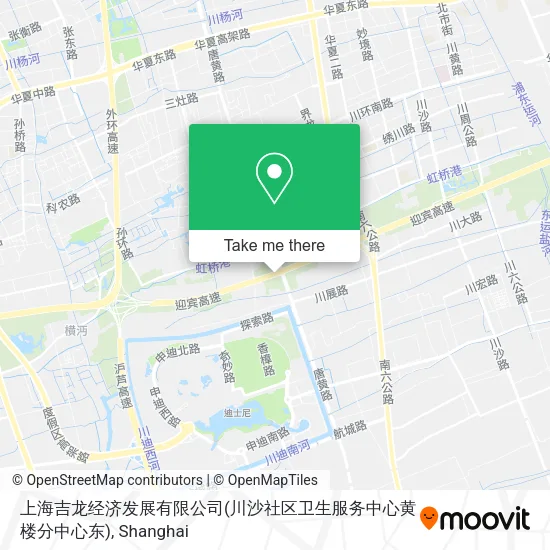 上海吉龙经济发展有限公司(川沙社区卫生服务中心黄楼分中心东) map