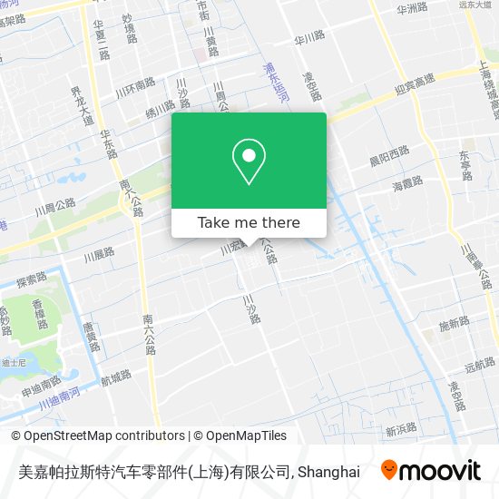 美嘉帕拉斯特汽车零部件(上海)有限公司 map
