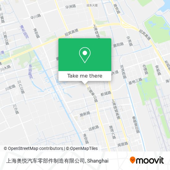 上海奥悦汽车零部件制造有限公司 map