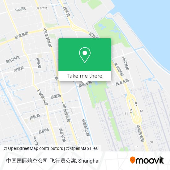中国国际航空公司-飞行员公寓 map