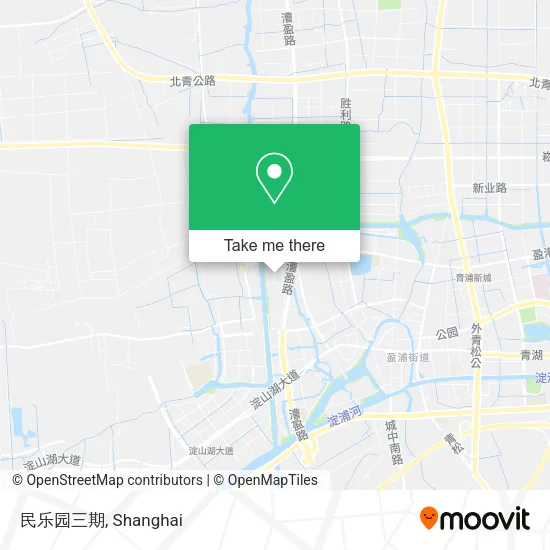 民乐园三期 map