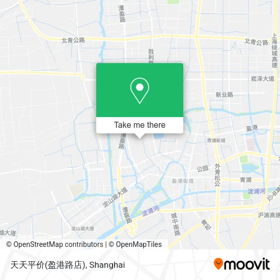 天天平价(盈港路店) map