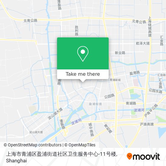 上海市青浦区盈浦街道社区卫生服务中心-11号楼 map