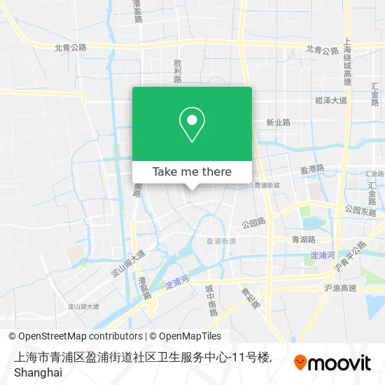 上海市青浦区盈浦街道社区卫生服务中心-11号楼 map