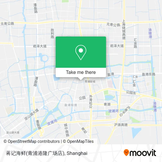 蒋记海鲜(青浦港隆广场店) map