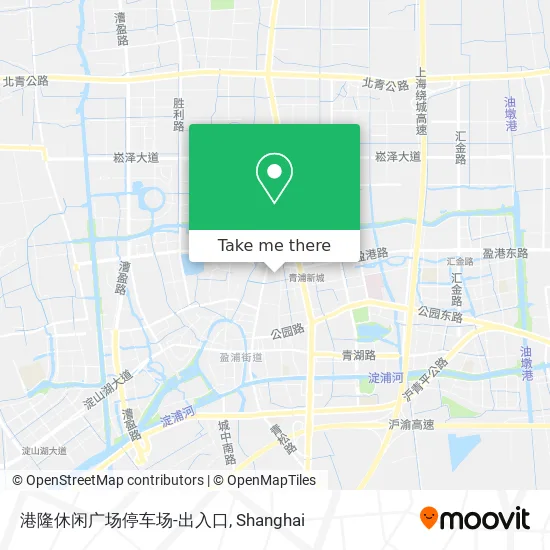 港隆休闲广场停车场-出入口 map