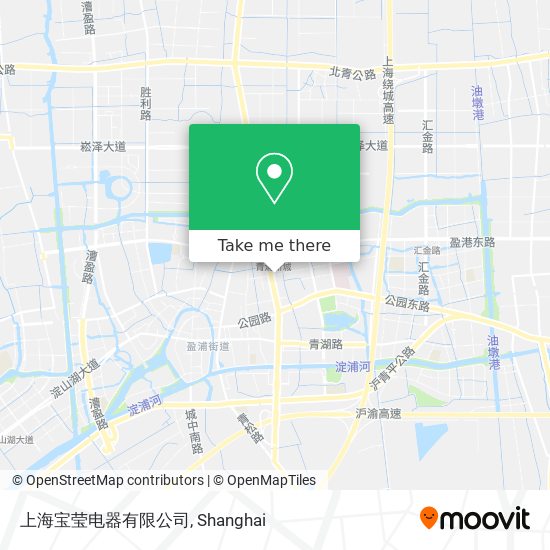 上海宝莹电器有限公司 map