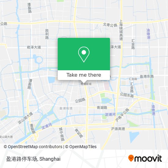 盈港路停车场 map