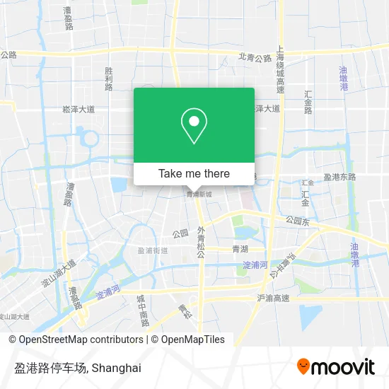 盈港路停车场 map
