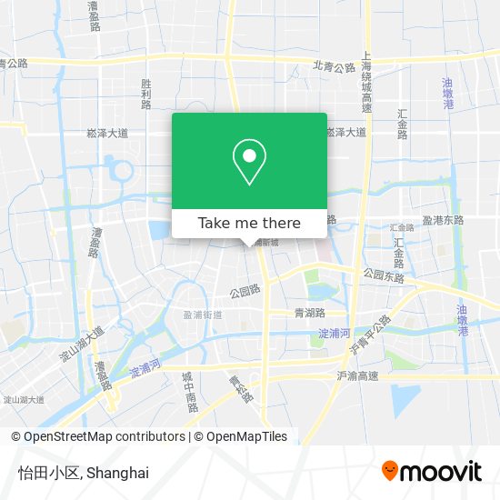 怡田小区 map