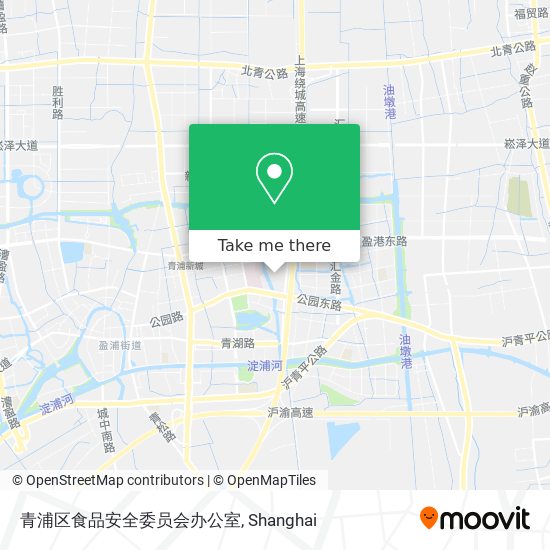 青浦区食品安全委员会办公室 map