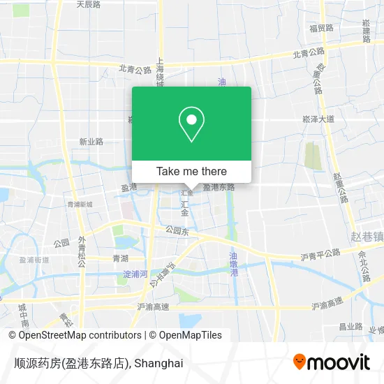 顺源药房(盈港东路店) map