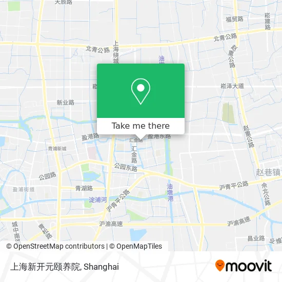 上海新开元颐养院 map