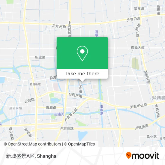 新城盛景A区 map