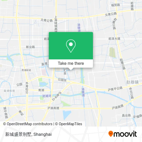 新城盛景别墅 map