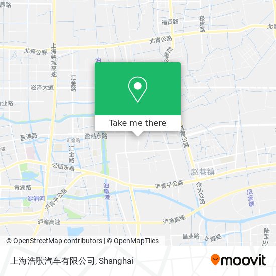 上海浩歌汽车有限公司 map