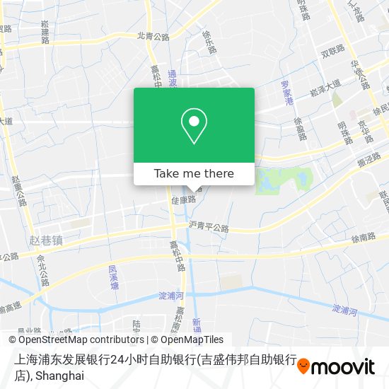 上海浦东发展银行24小时自助银行(吉盛伟邦自助银行店) map