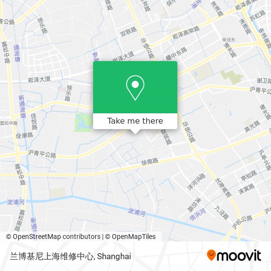 兰博基尼上海维修中心 map