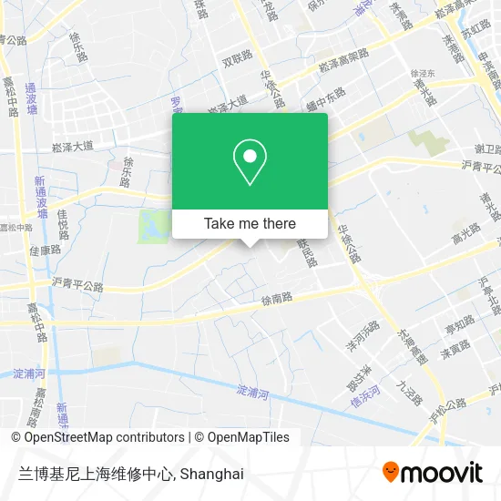 兰博基尼上海维修中心 map