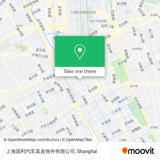 上海国利汽车真皮饰件有限公司 map