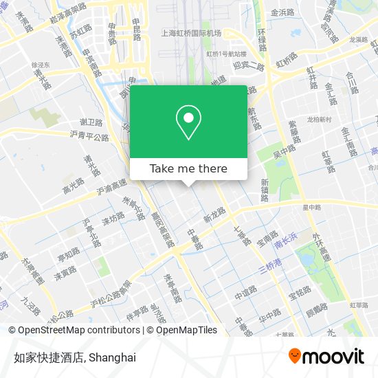 如家快捷酒店 map
