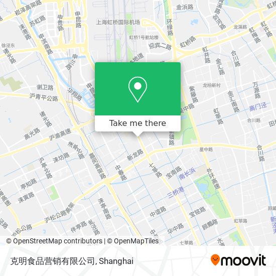 克明食品营销有限公司 map