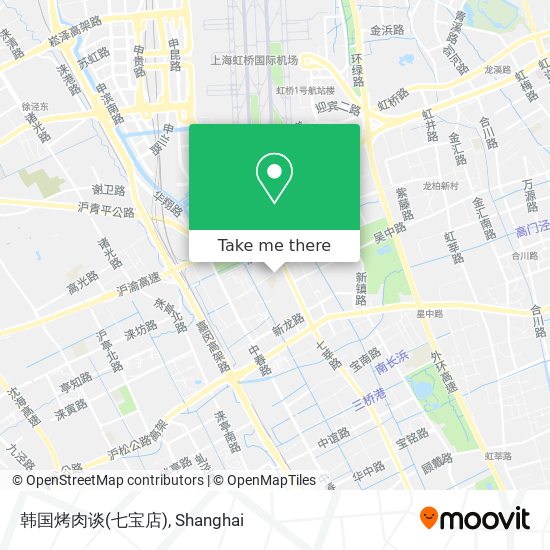 韩国烤肉谈(七宝店) map