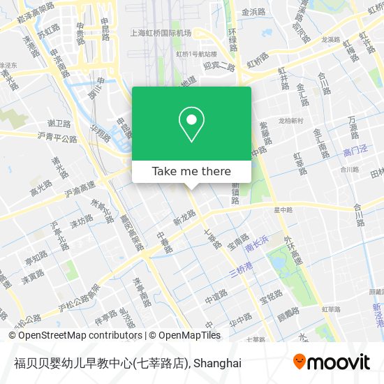 福贝贝婴幼儿早教中心(七莘路店) map