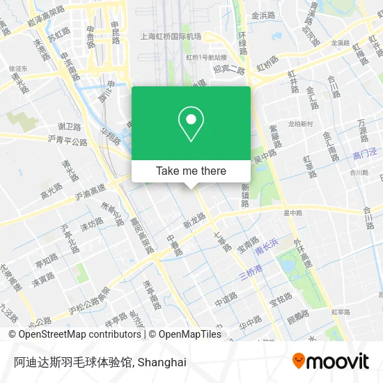 阿迪达斯羽毛球体验馆 map