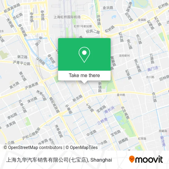上海九华汽车销售有限公司(七宝店) map