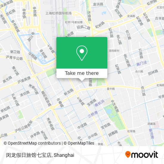 闵龙假日旅馆七宝店 map