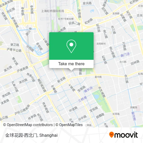 金球花园-西北门 map