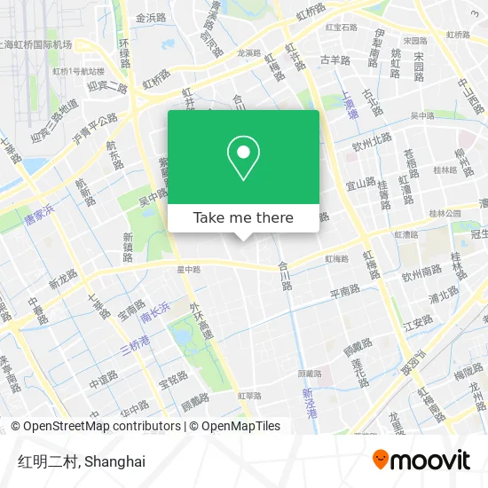 红明二村 map