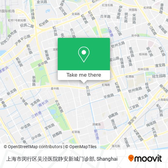 上海市闵行区吴泾医院静安新城门诊部 map